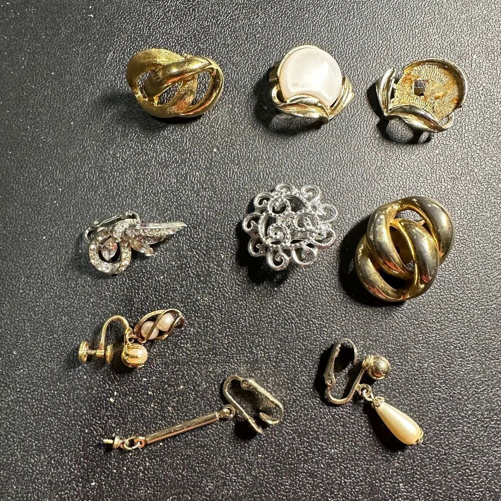 J420 Clip-On Earrings Craft Bulk Bundle of Jewelry